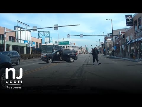 Dash cam footage shows police shoot man 45 times after high-speed chase in Atlantic City