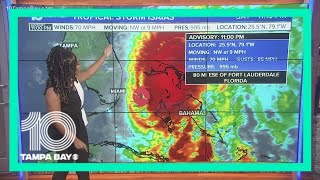 Tropical Storm Isaias still forecast, again, to become a hurricane: 11 p.m. Saturday