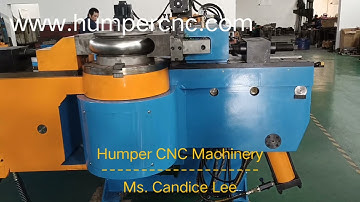 115CNC Automatic Pipe Bending Machine for Exhaust Tube with Big U Shape 180 Degree 76mmx1.5mm R1.7D