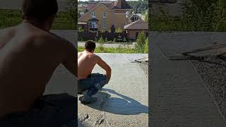 Дом из газоблока с ПЛОСКОЙ кровлей #строительстводомавидео #строительнаябригада #домизгазоблока