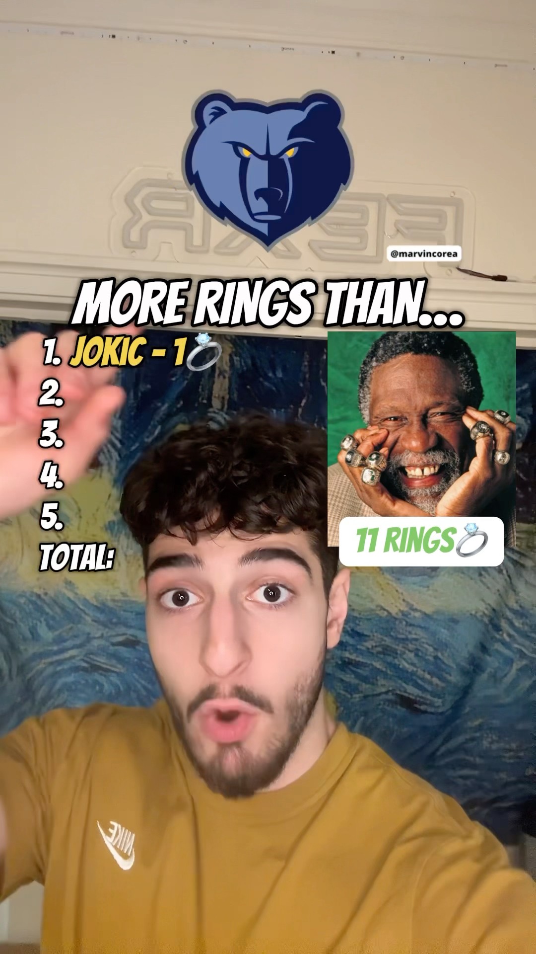 MORE RINGS THAN BILL RUSSEL?? #nba #billrussel #lebron #jokic #kobe #fexr