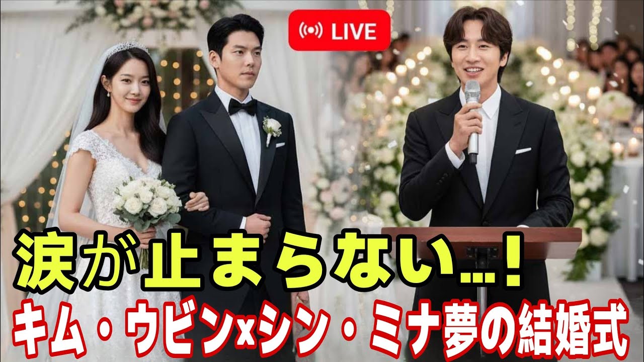 キム・ウビン＆シン・ミナの夢の結婚式：二人のバージンロードに歩む姿に誰もが涙