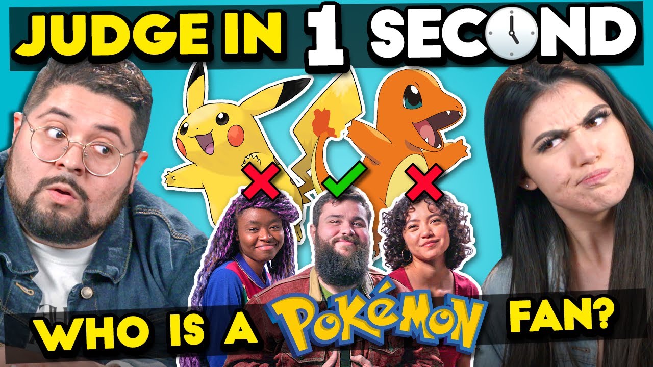Can YOU Spot The Pokemon Fan? | Judge In One Second Can YOU Spot The Pokemon Fan? | Judge In One Second