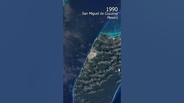 Rapid growth visible on the Yucatán peninsula #cancun #mexico #shorts #timelapse