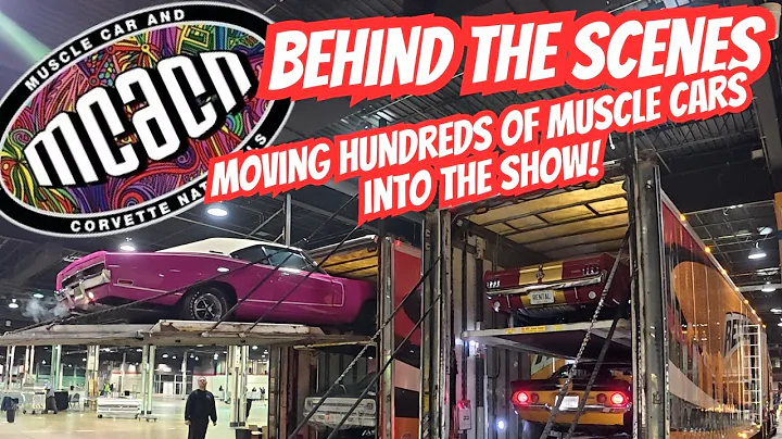 MCACN 2025 Unloading 20+ Full Semi Trucks for Muscle Car & Corvette Nationals Behind the Scenes
