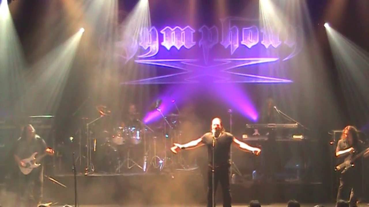Symphony X Live. John Macaluso filling in on drums. 
