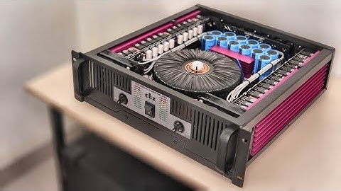 Building a Professional Class-H High Power Amplifier with 4.2KVA Toroidal Transformer