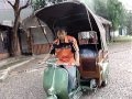 Original italian scooter vespa ape 1952