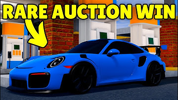 I Won a RARE Car at Auction and Rebuilt it in Roblox Fix it Up!