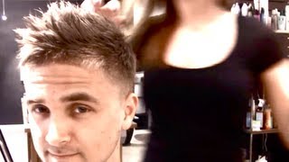 How to make a Cristiano Ronaldo Hairstyle I Men's hair with short fringe I Cool style by Slikhaar TV