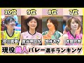 【歴代最強選手ランキング】美人女子バレーボール選手TOP10!2021年現役の日本代表やVリーグでかわいいのは?【宮下遥】【黒後愛】