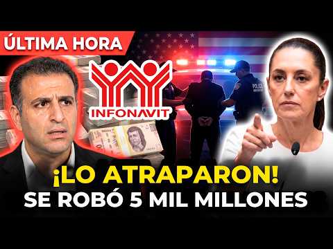¡LO AGARRÓ LA MIGRA! ROBÓ 5 MIL MILLONES DEL INFONAVIT Y HUYÓ A USA thumbnail