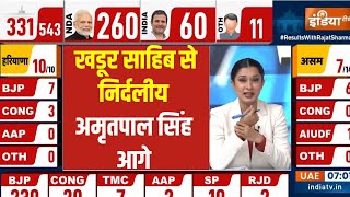 LokSabha Election Result 2024: खडूर साहिब से निर्दलीय अमृतपाल सिंह आगे | Result With Rajat Sharma