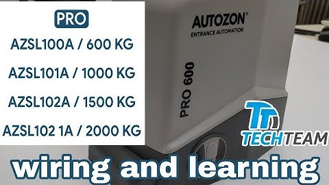 sliding gate motor pro serious full wiring and programing -#PRO #tamil