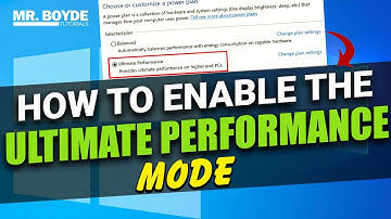 How to Enable the Ultimate Performance Power Plan in Windows 10