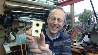 Leathercraft Cutting out Wallet Components Quickly and accurately...Leather Presses.