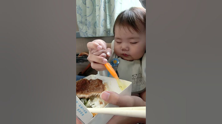 2015.9.28恬吃飯吃到睡著