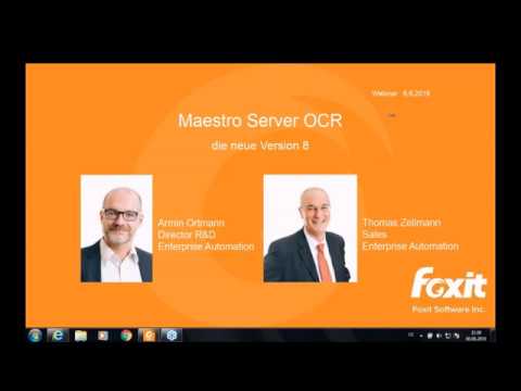 Vorstellung Maestro Server OCR - Version 8