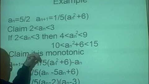 Analysis 1 - Monotonic Sequences
