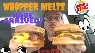 Burger King Whopper Melts Review