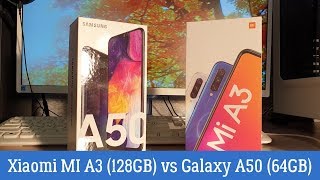 Сравнение Samsung Galaxy A50 vs Xiaomi MIA3