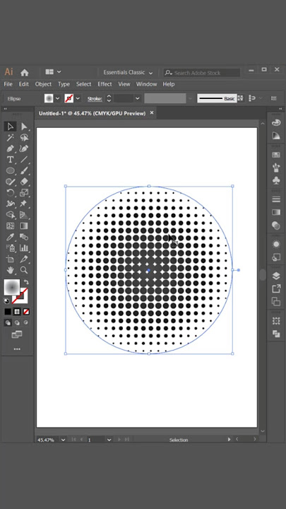 Color halftone in illustrator #photoshop #illustratortricks #halftone #colorhalftone illustrator