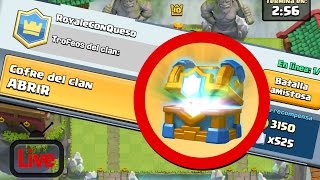 ¡¡¡CONSIGUIENDO el nuevo COFRE DE CLAN nivel MÁXIMO!!! RoyaleConQueso | Clash Royale