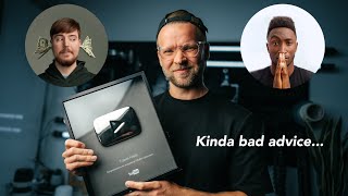 Make 100 crappy videos is bad advice... Unless