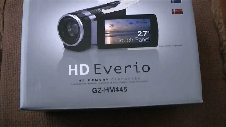 A hot new unboxing of the jvc hm445