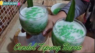 Cara Membuat Cendol Sendiri Dari Tepung Beras by @ DAPUR UNI DEWI