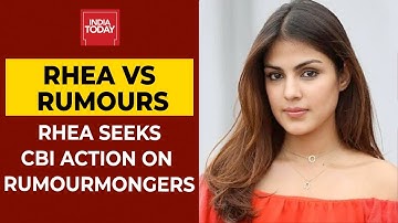 Rhea Chakraborty Seeks CBI Action Against Rumourmongers Over Sushant Singh Rajput