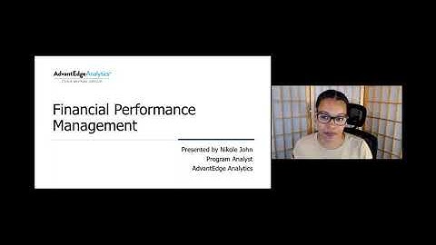 Financial Performance Management Demo