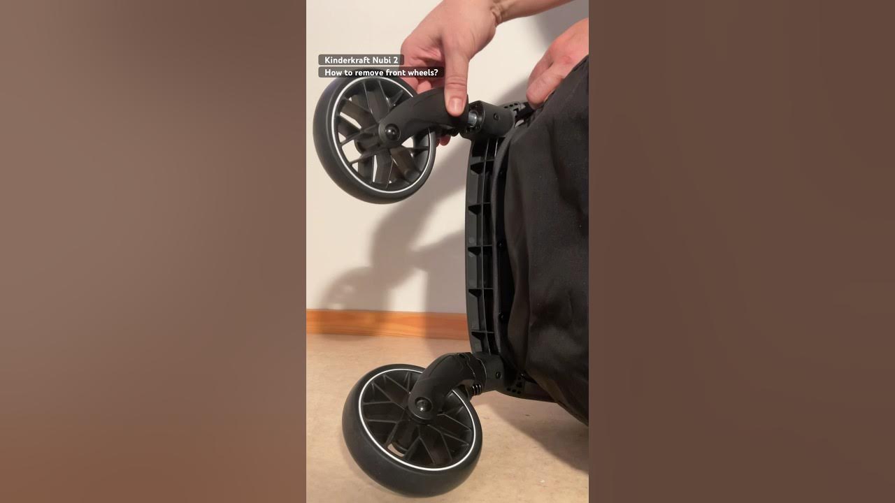 Kinderkraft Nubi 2: Removing the Front Wheels 