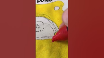 Drawing SpongeBob in 4 styles part 2!!!#spongebob #spongebobsqarepants #posca #poscapens #drawing