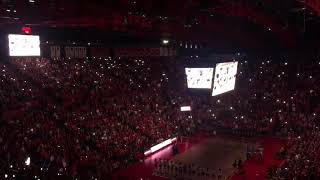 Nebraska volleyball lights up Devaney