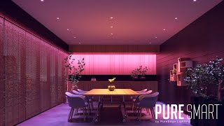 Luca Downlight, Luca Wall Wash, Light Channel Millwork - Pure Smart Trucolor Rgbtw Technology