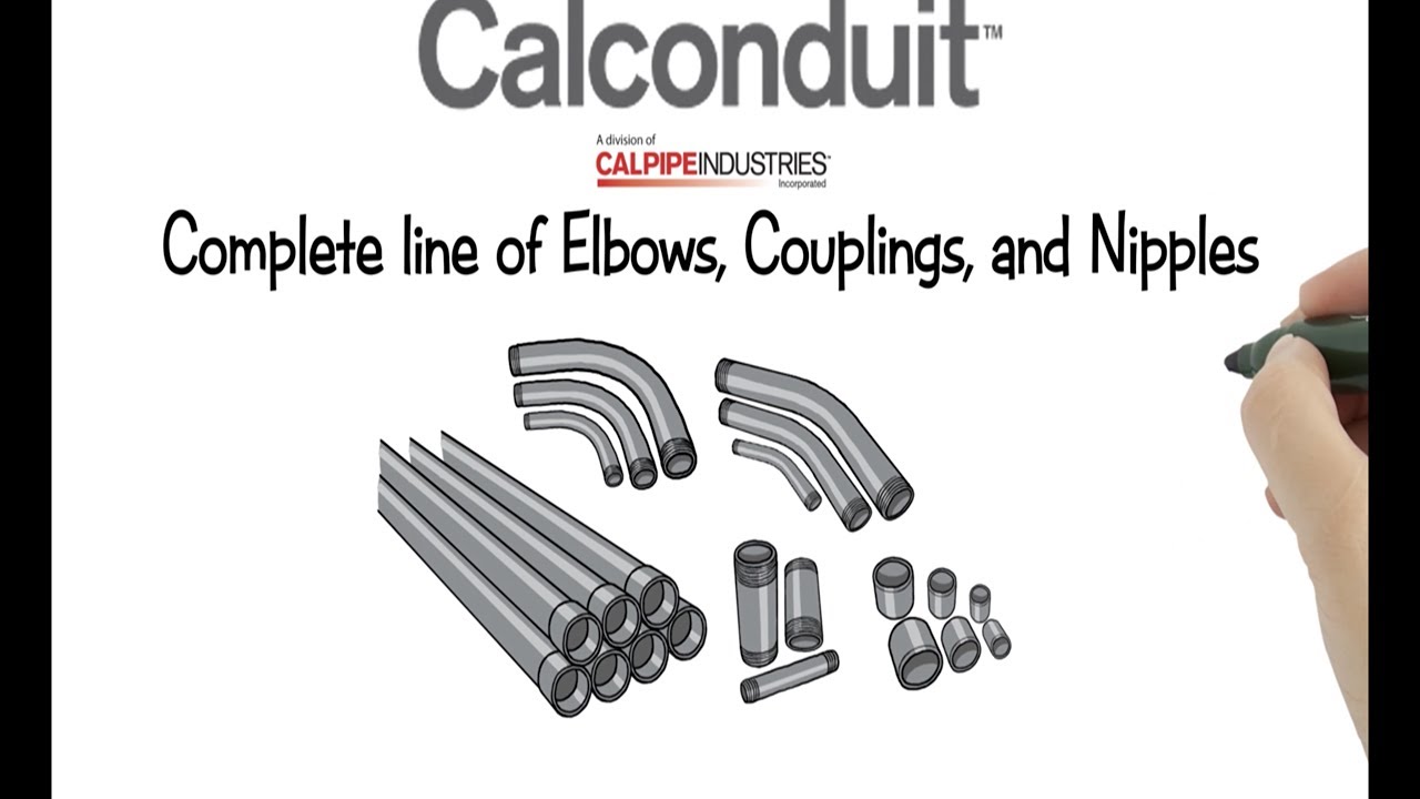 Introducing Elbows, Couplings and Nipples by Calconduit YouTube