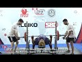 World OPEN Record Classic Bench Press with 164.5 kg by Mahailya Reeves USA in 84+ kg Junior class