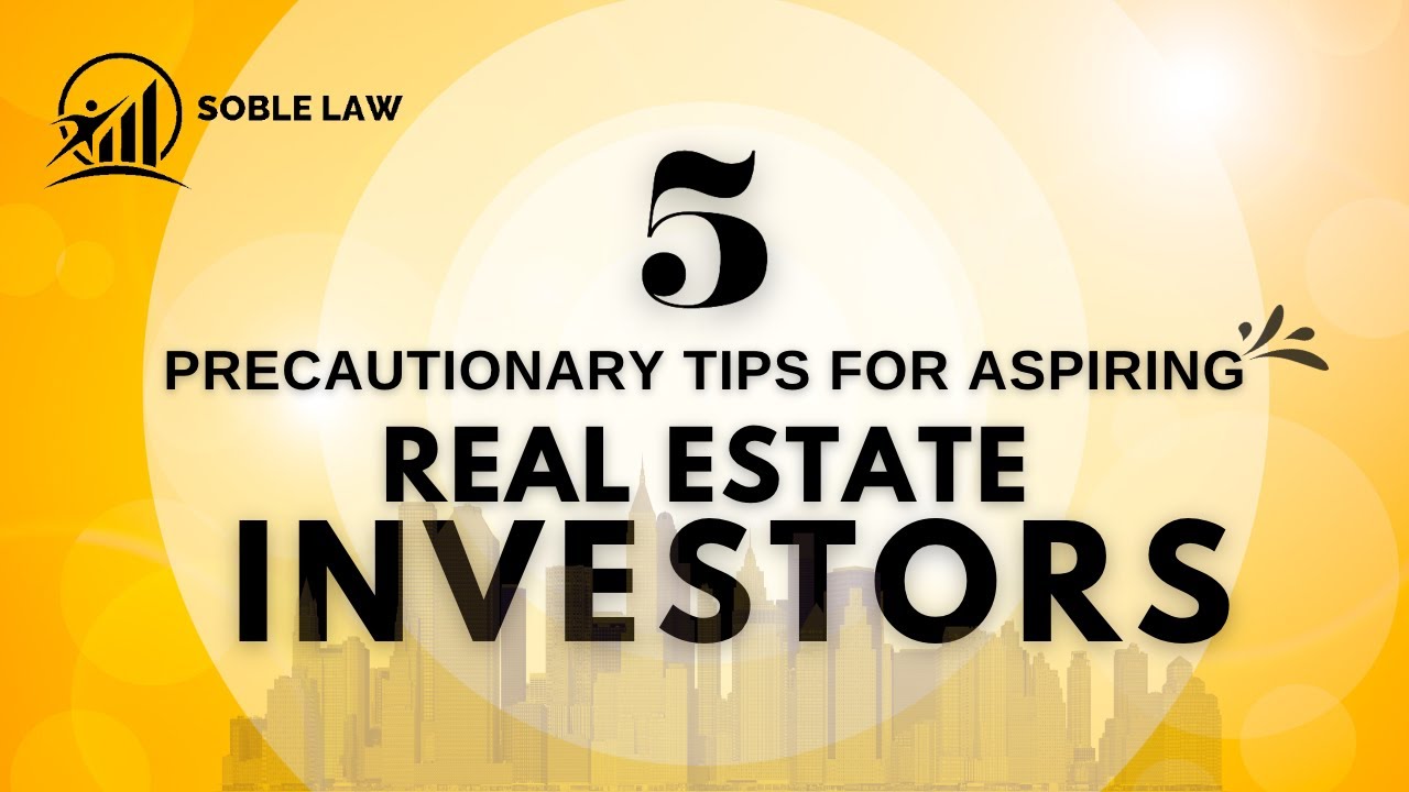 Michigan Real Estate Attorney's 5 Tips Specific To Investors YouTube