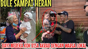 Bule Heran Anak Mereka Akrab Dengan Orang Lokal