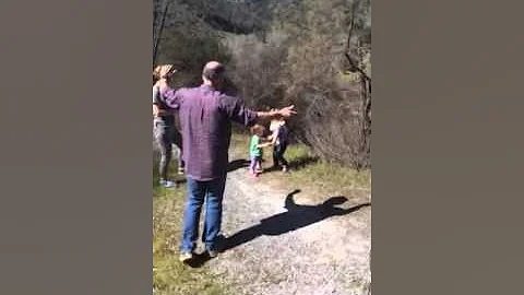 Steve and his granddaughter