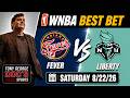 WNBA Pick - Indiana Fever vs New York Liberty Prediction, 8/22/2026 Best Bets, Odds & Betting Tips