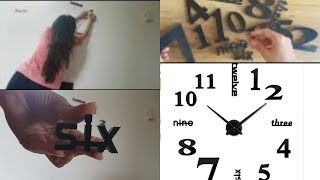 DIY BIG WALL CLOCK Installation || DIY with RJ