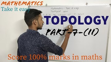 Topology/ important theorem on derived set/ Mathematics for M.sc/M.A private.