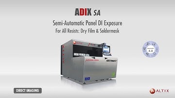 Altix: ADIX Direct Imaging Semi Automatic Panel to Panel UV Exposure
