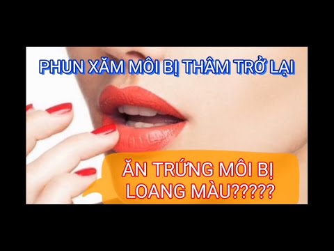 Có Nên Dùng Kích Màu Sau Khi Phun Môi - môi phun bị thâm trở lại,cách chăm sóc ăn uống giúp kích màu cho môi phun xăm.