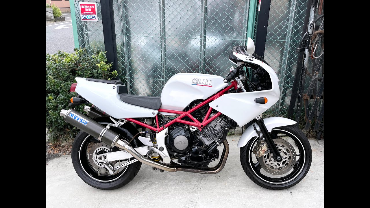 YAMAHA TRX850 OVER製フルエキゾーストマフラー装備 - YouTube