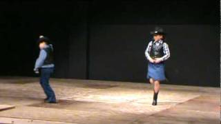 Angelica and marcus dancing at bailes de mi tierra folklorico
competition 2010