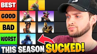 I RANKED *EVERY* Fortnite Season! (HONEST OPINION)