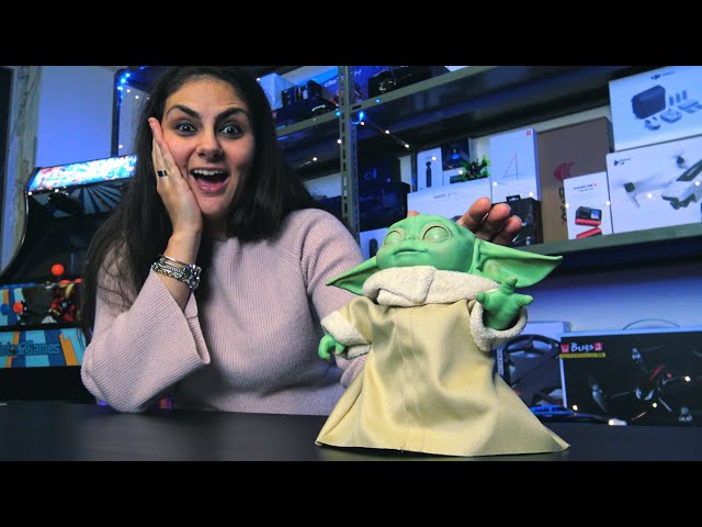 Hasbro Star Wars - Grogu Nella Culla Animatronico - Oltre 25 Suoni E Movimenti, 2 Modalità Di Gioco - Giocattolo Per Bambini 4+ Anni